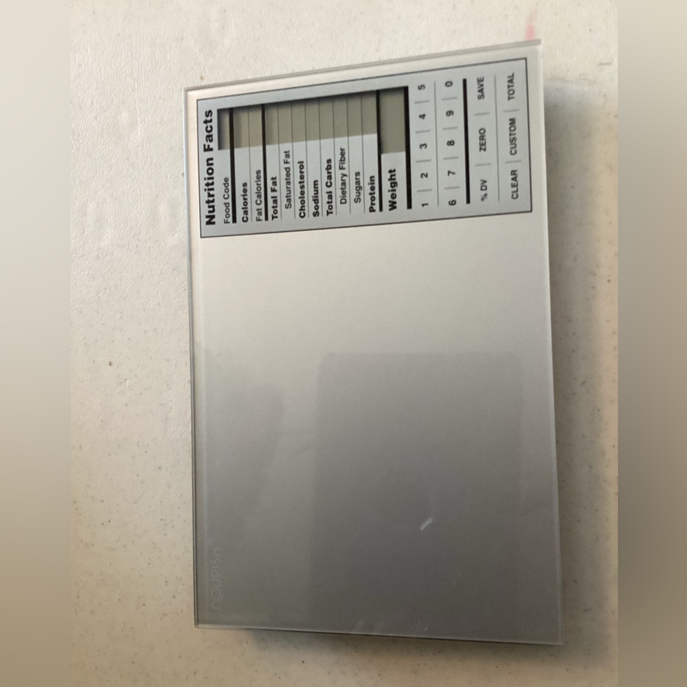 Food scale that does calorie counts